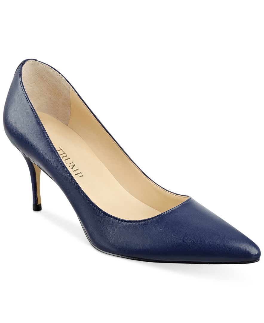 macys blue pumps